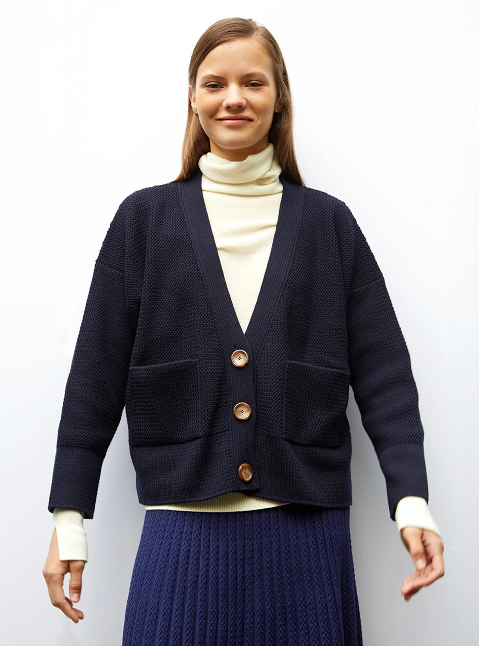 Ghost | cardigan maille ondulée