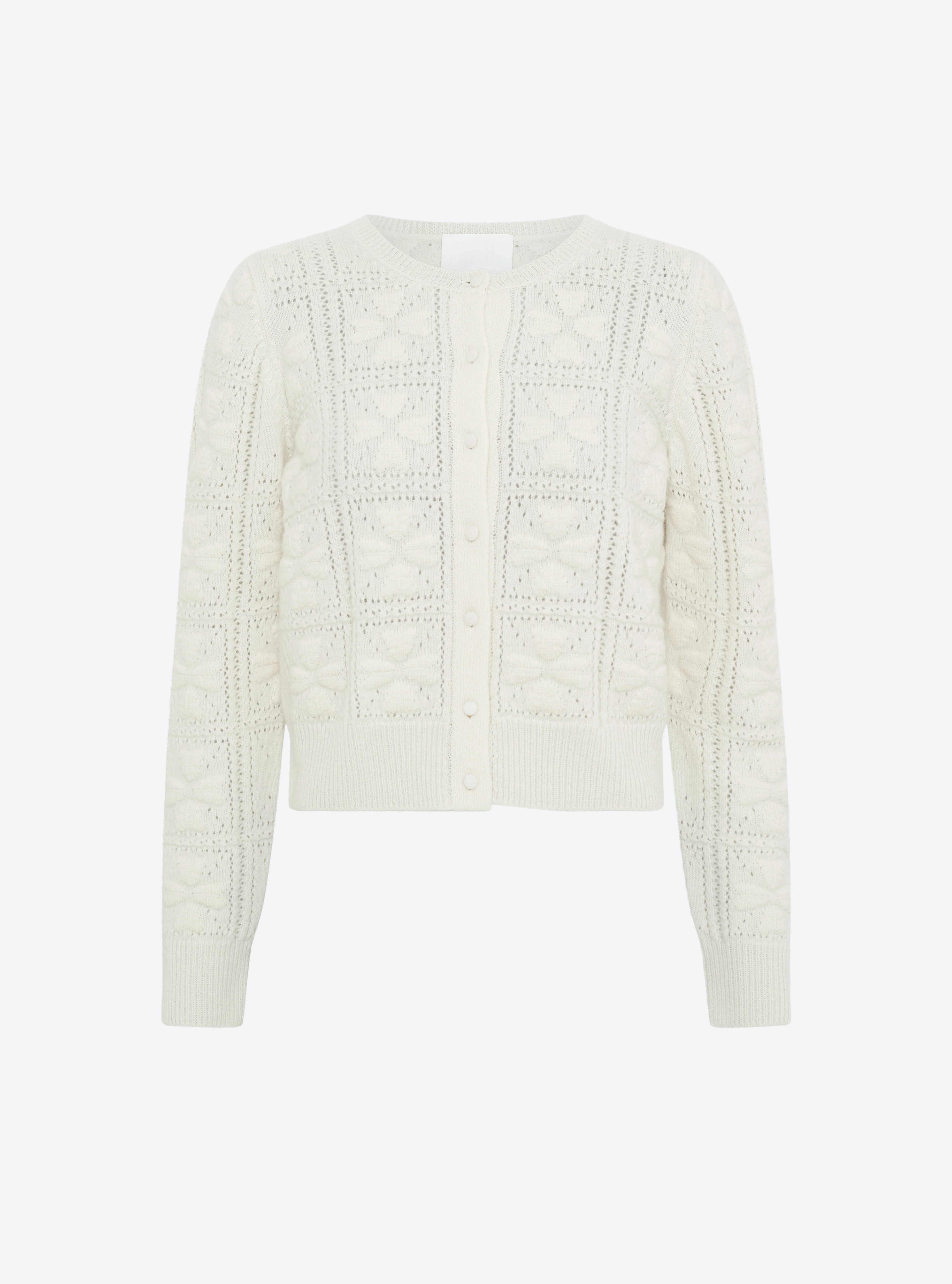 cardigan doux maille trèfle - Image 7