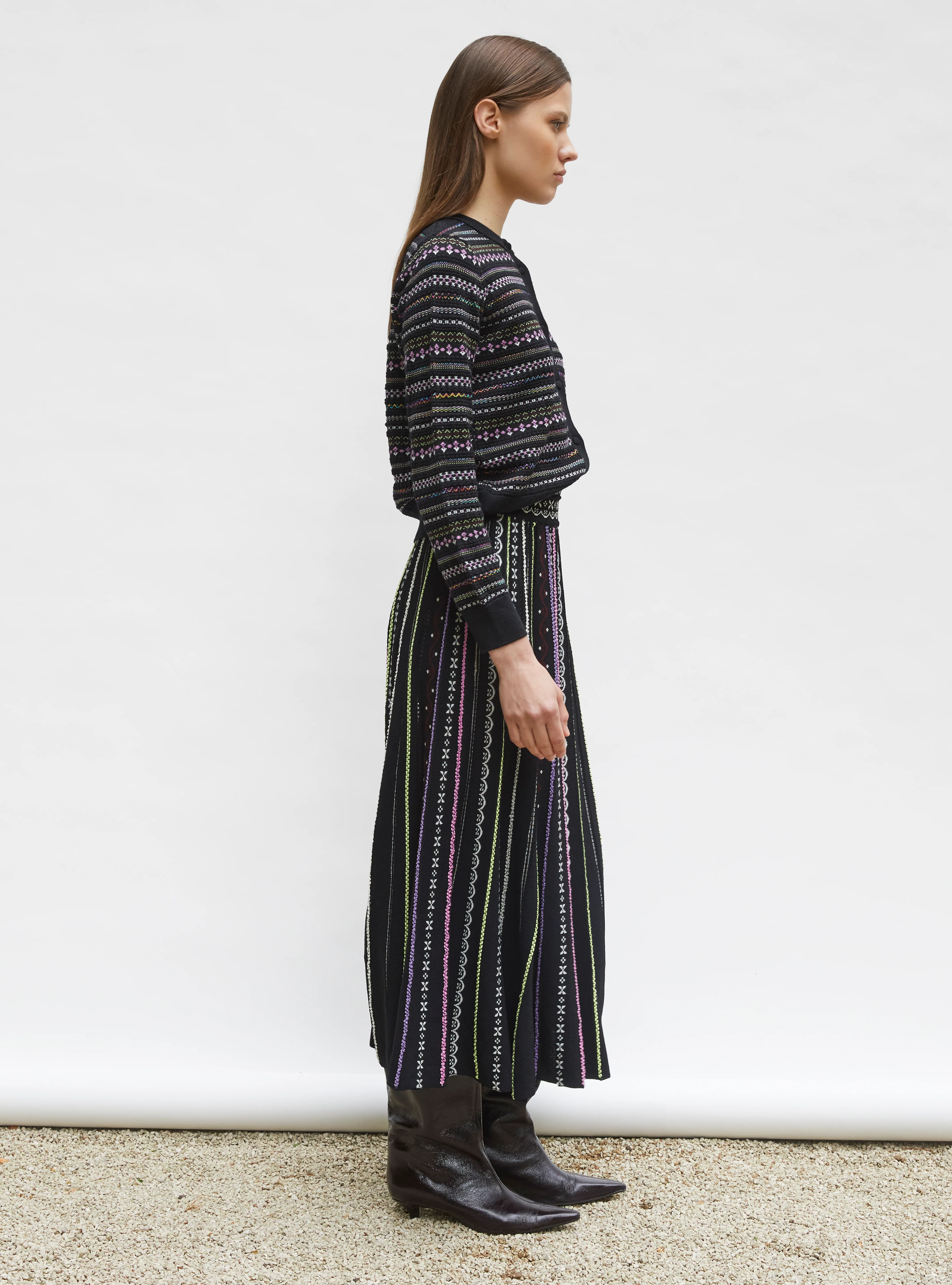 Cardigan motifs mini jacquard - Image 4