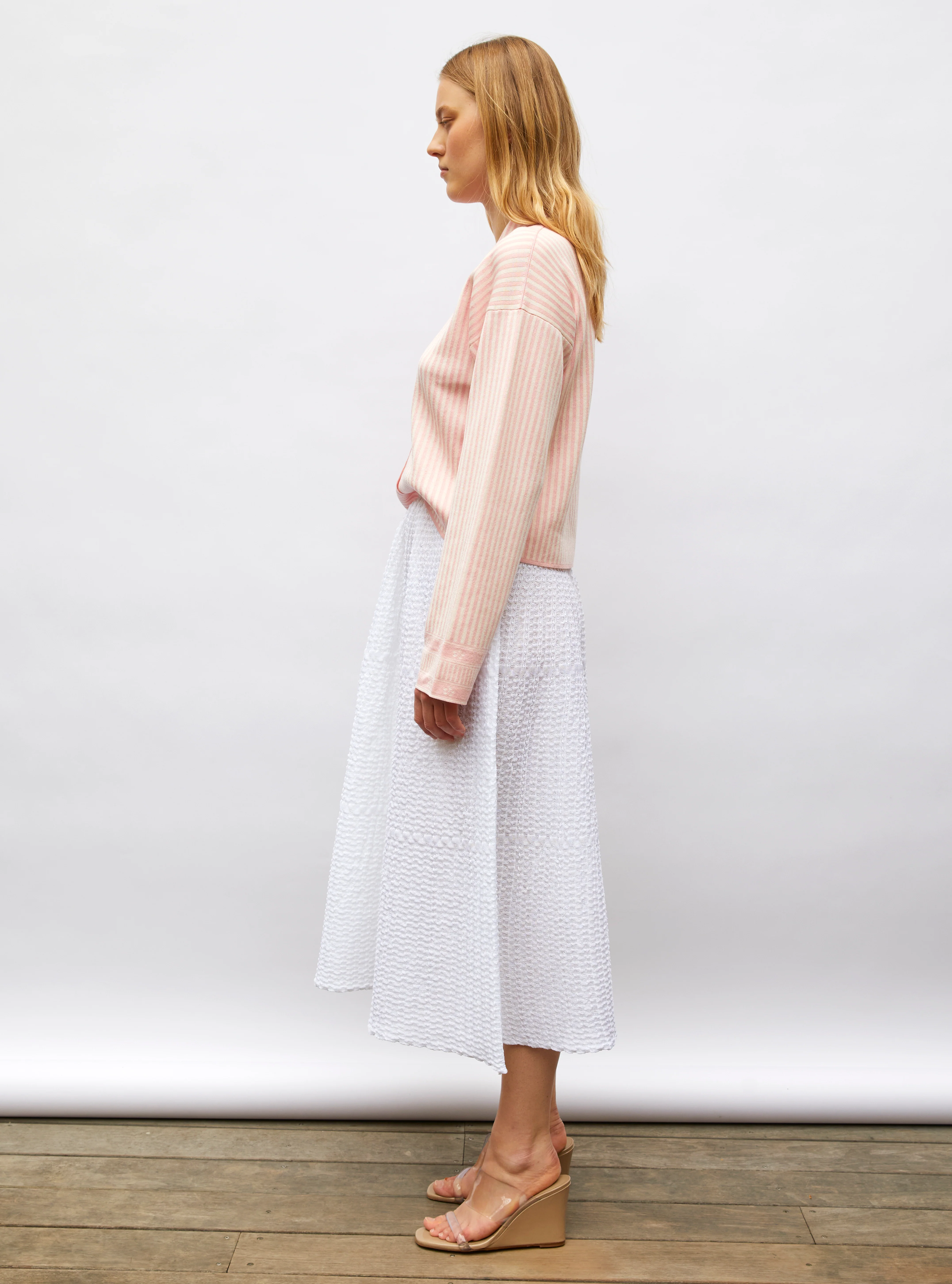 chemise maille fines rayures - Image 4
