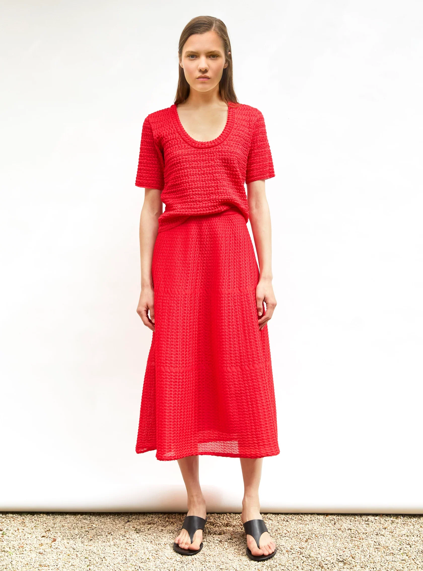 jupe légère maille organza