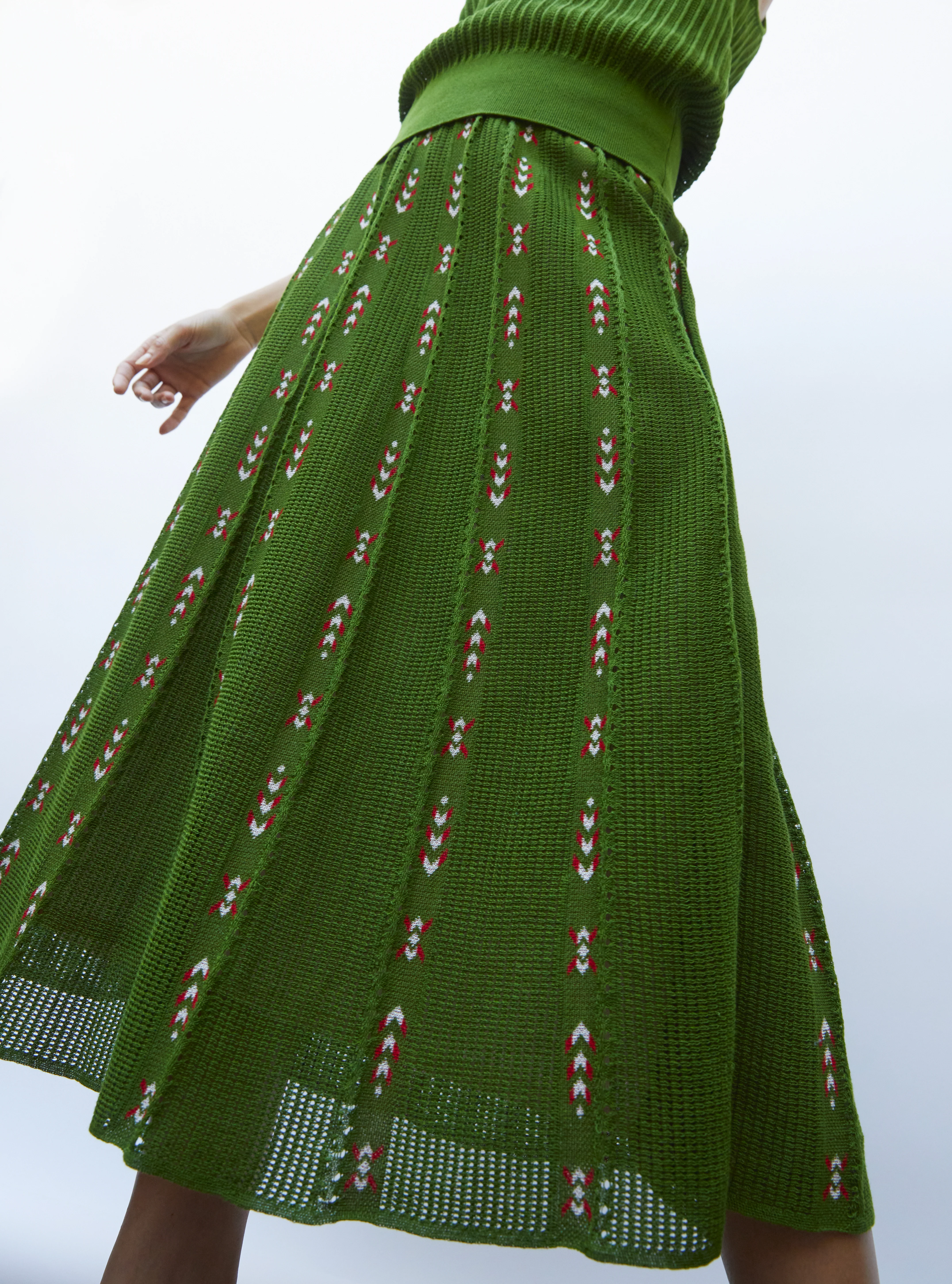 jupe longue maille ikat - Image 5