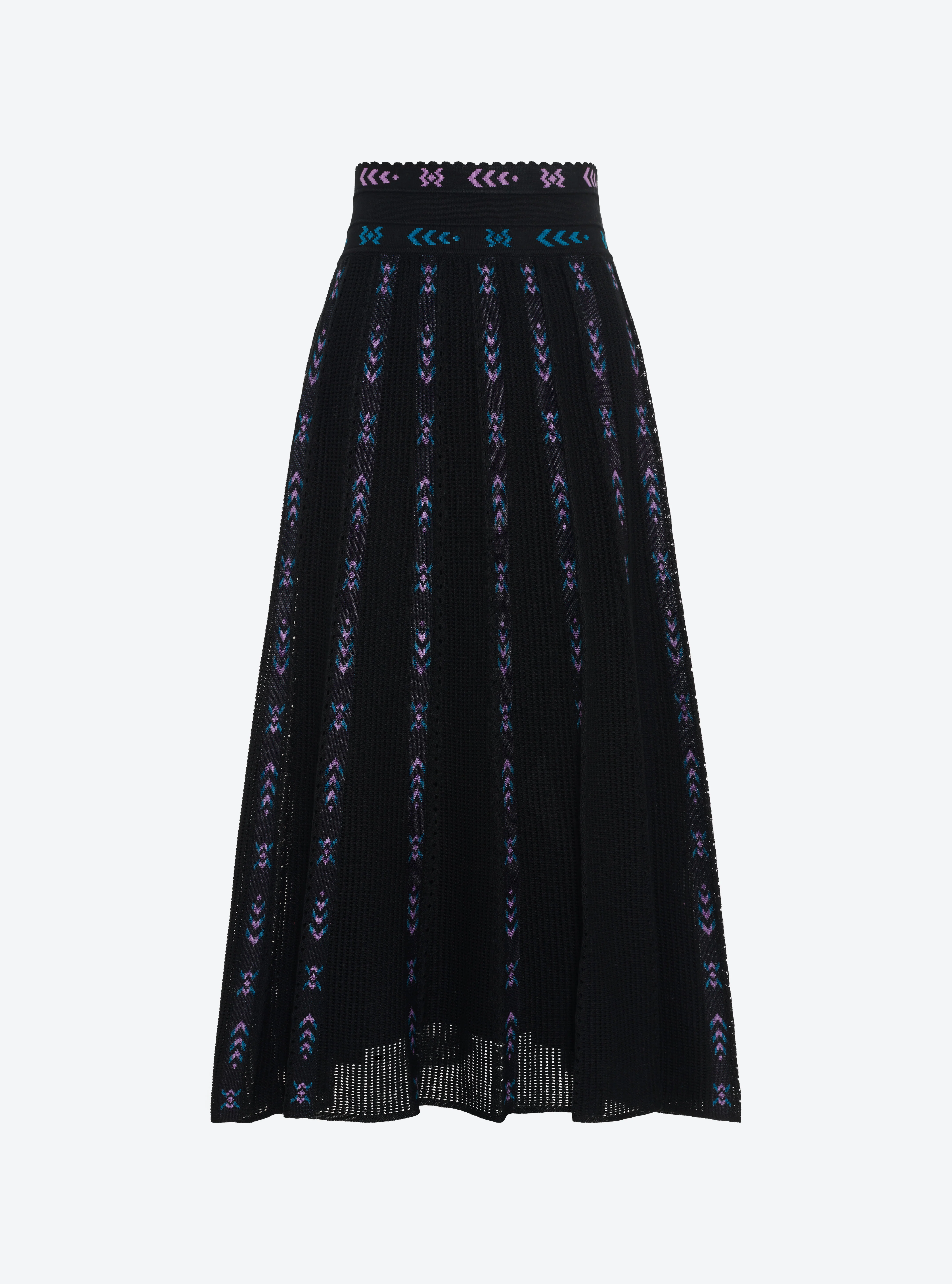 jupe longue maille ikat - Image 6