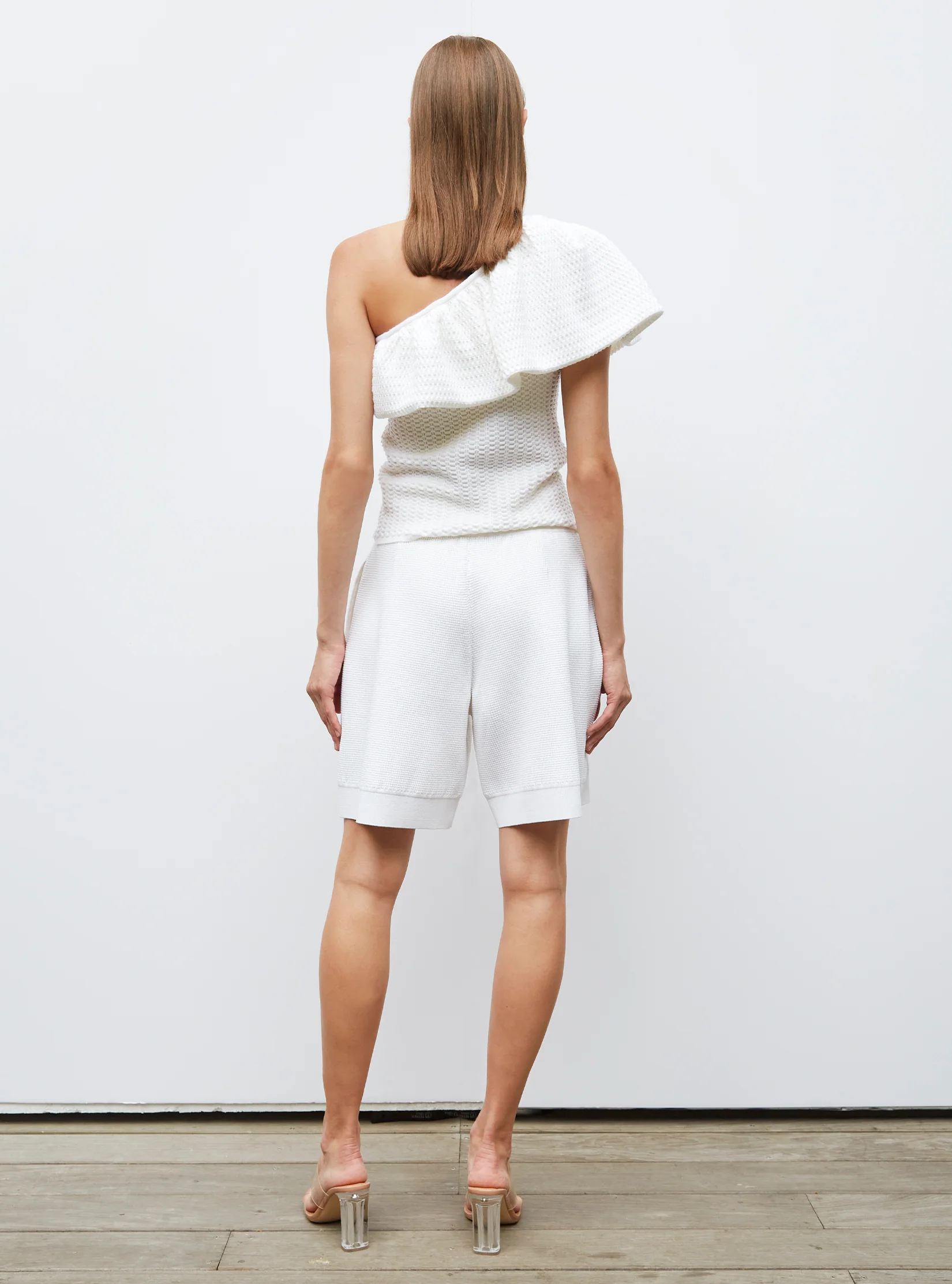 one shoulder maille smockée - Image 6