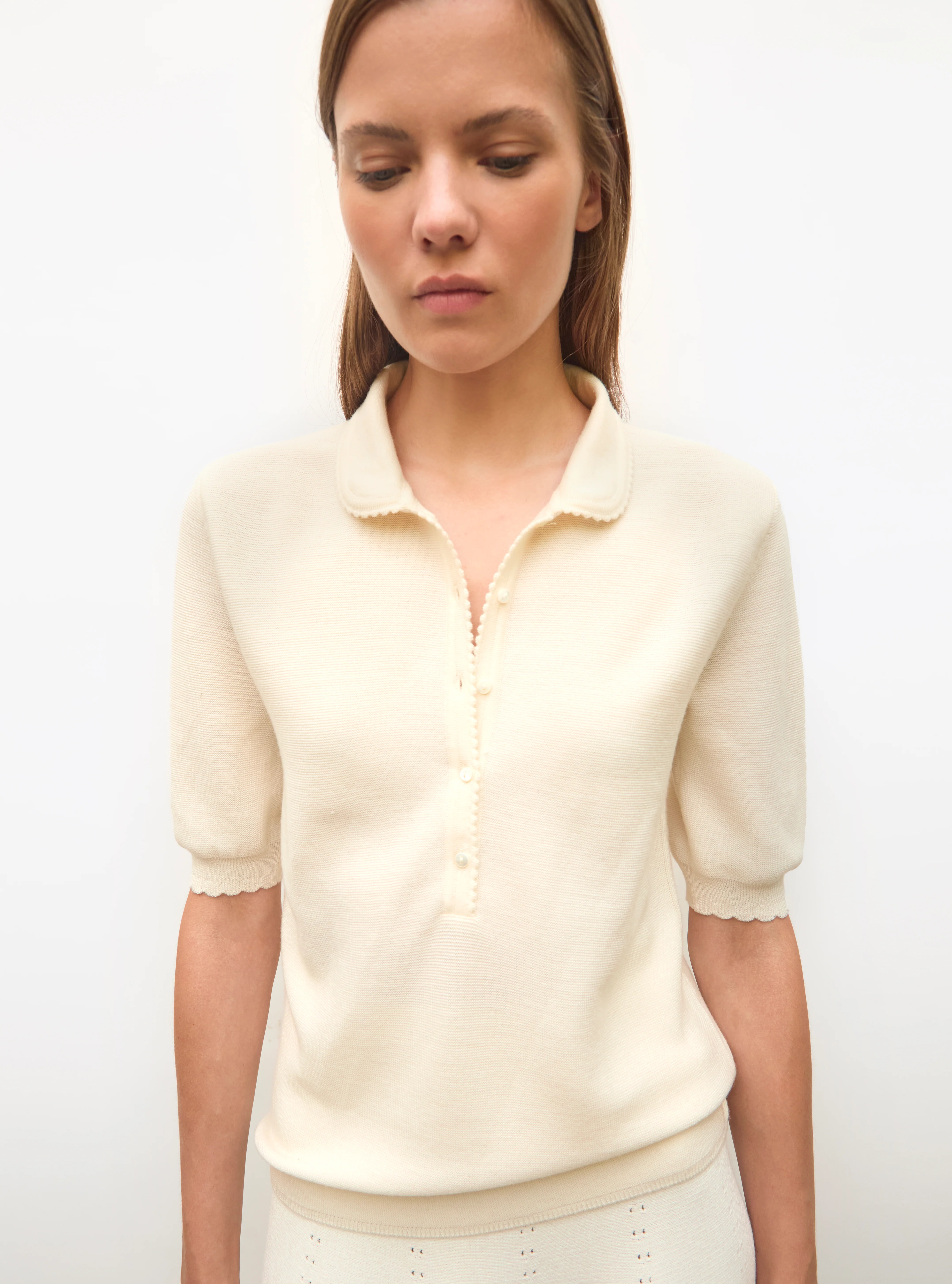 polo maille point mousse - Image 4