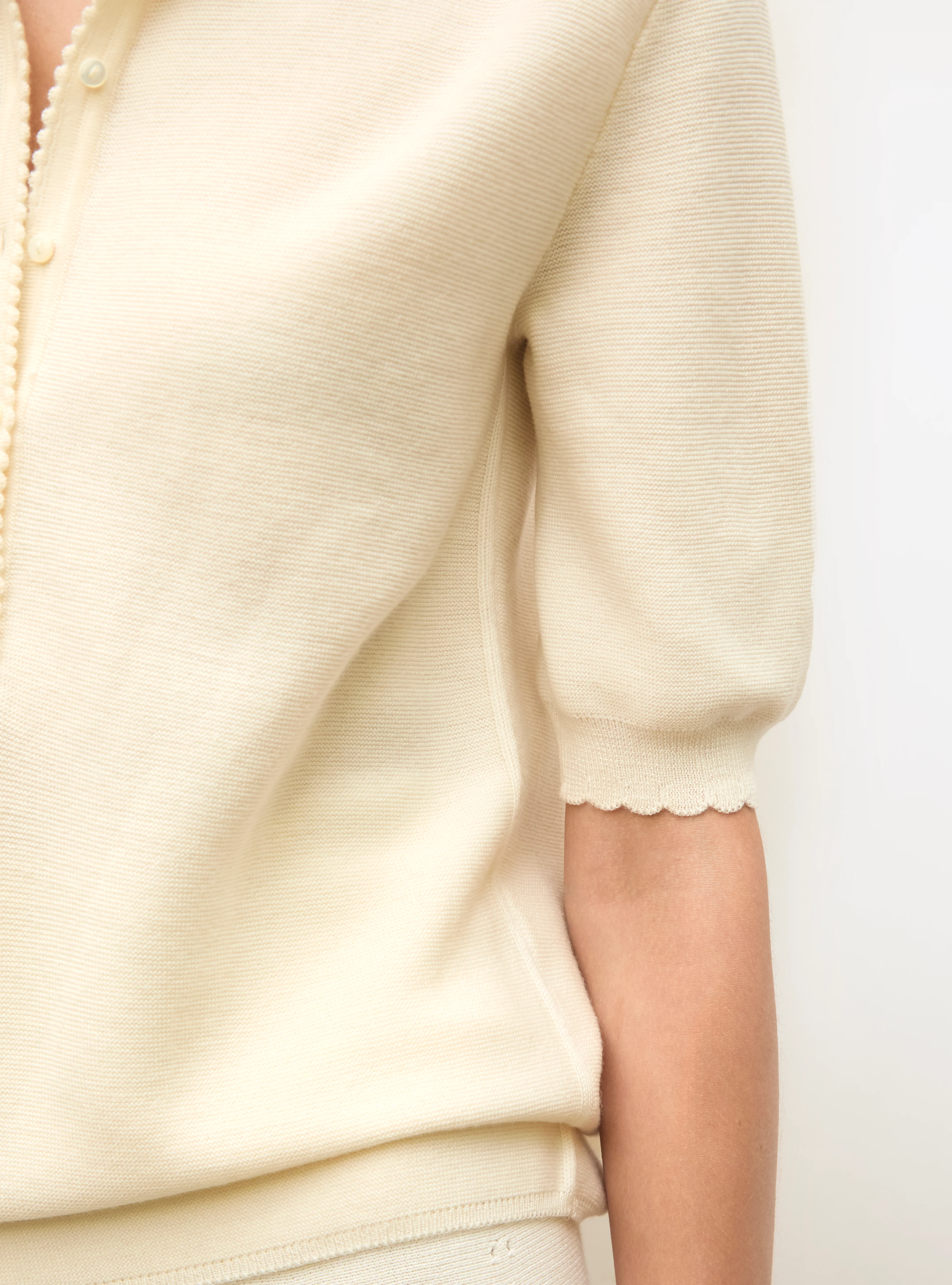 polo maille point mousse - Image 6