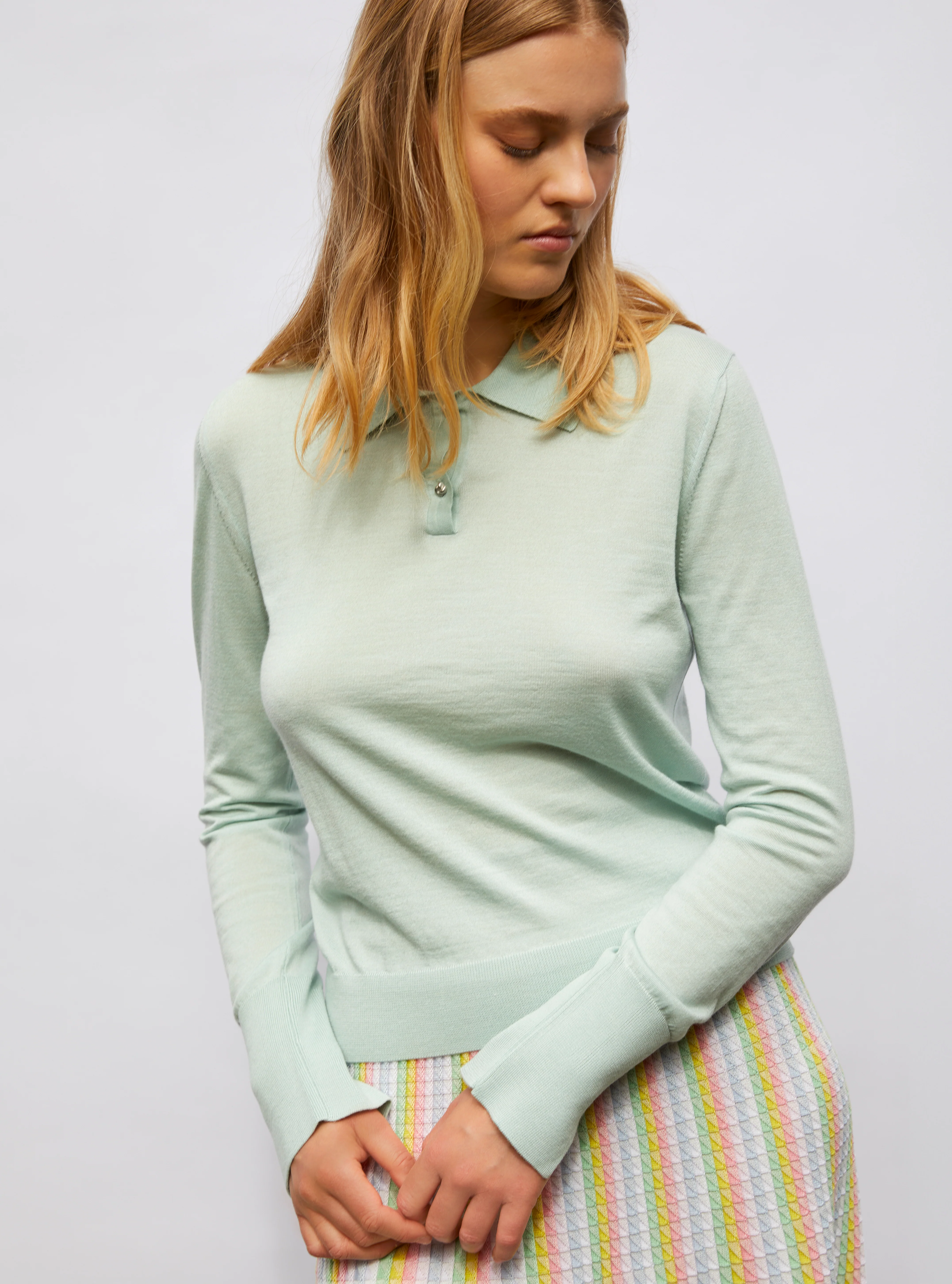 polo fin en jersey soyeux - Image 7