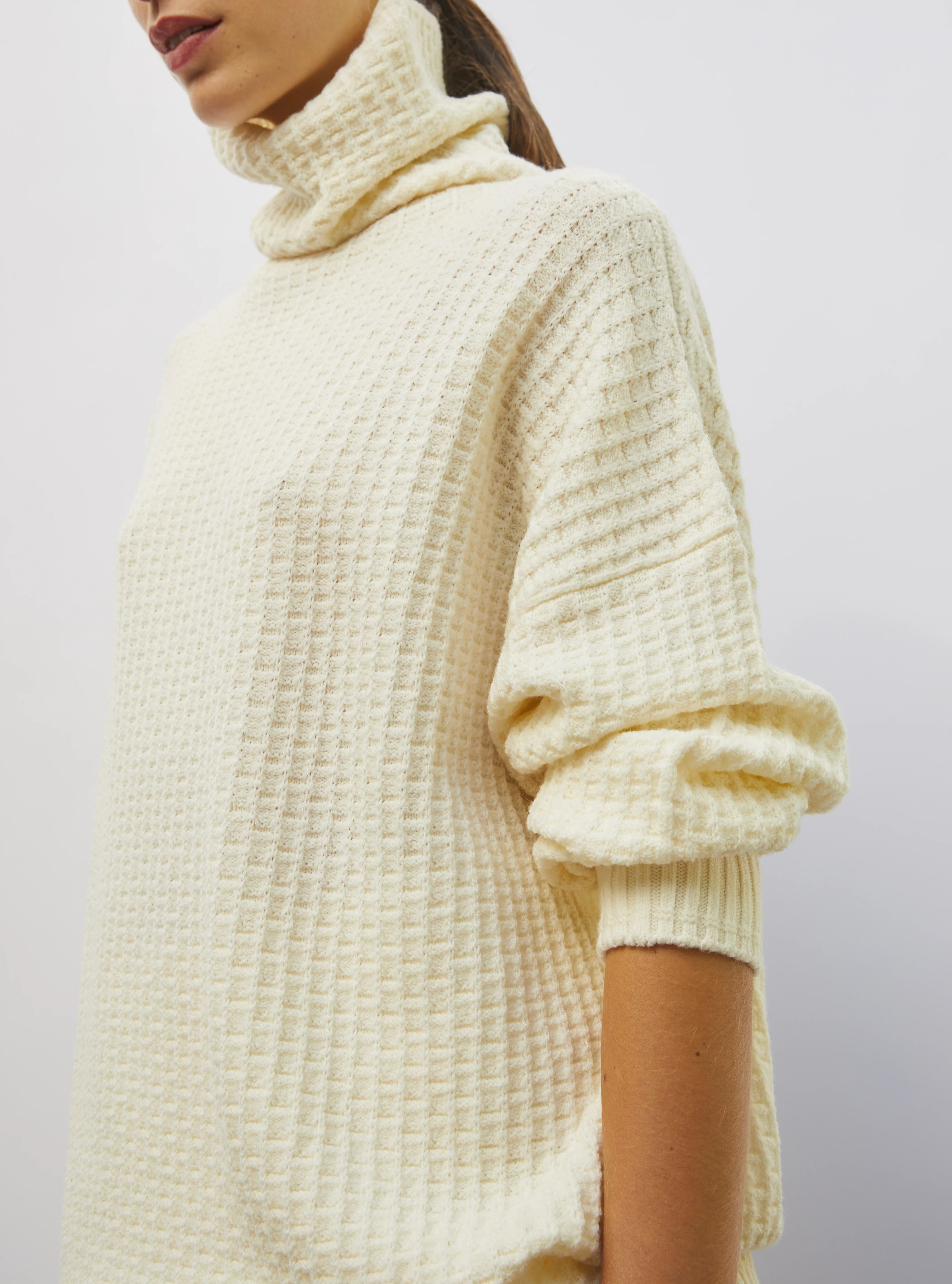 pull ample maille gaufrée - Image 6