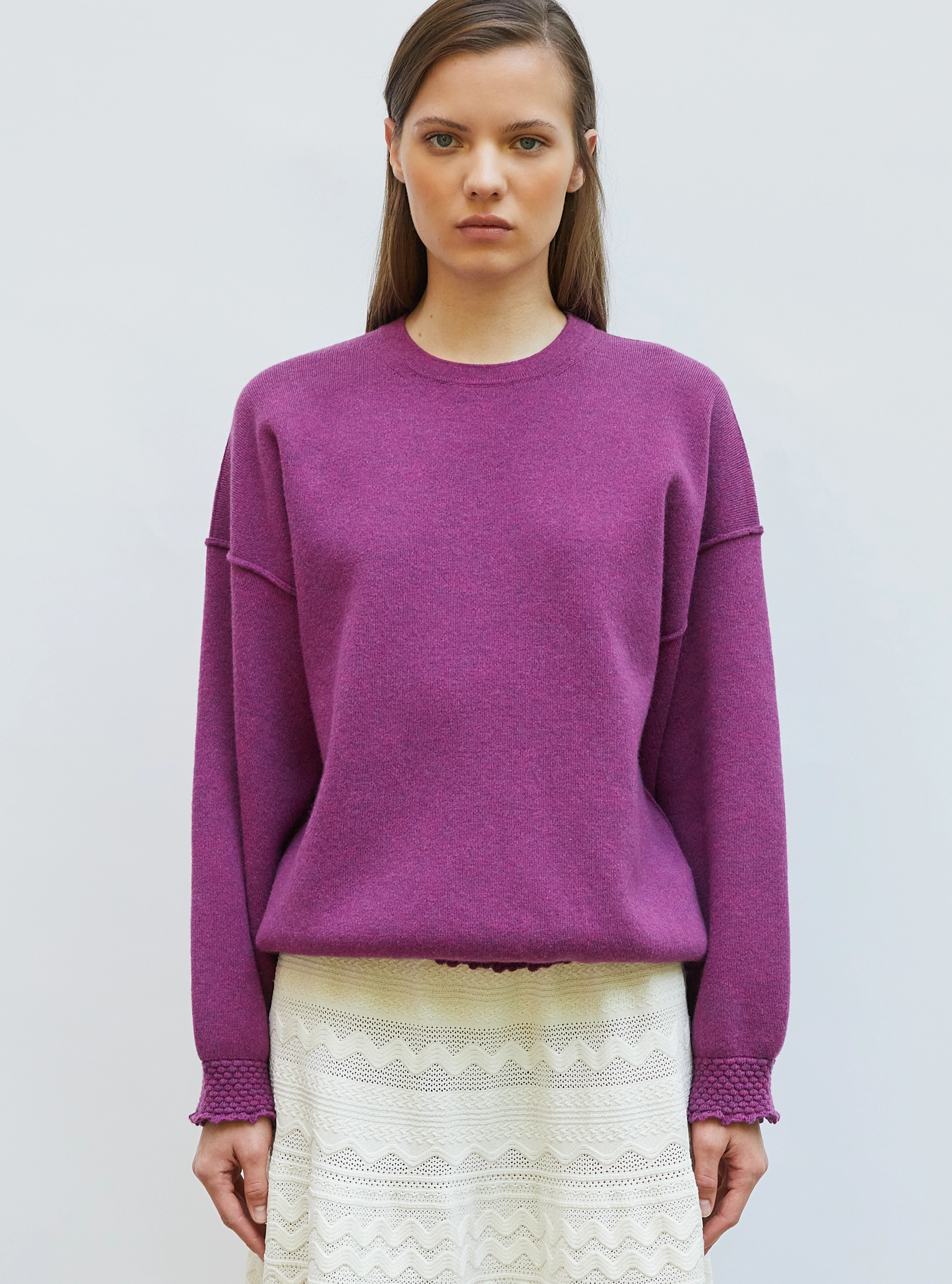 sweat finitions smockées