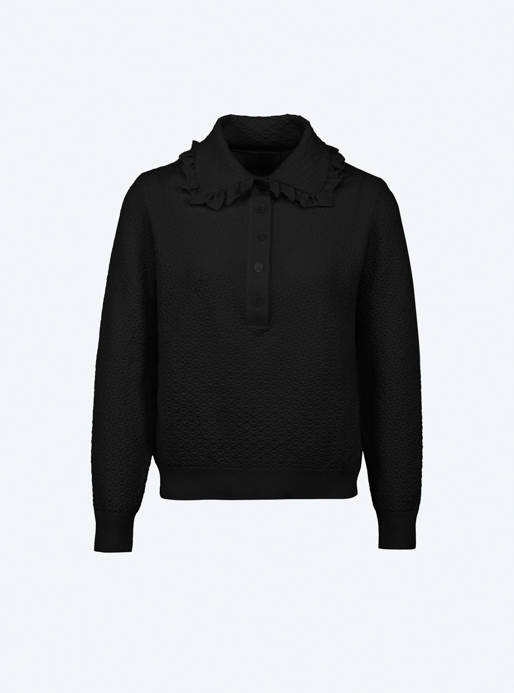 polo couture en maille damier - Image 4