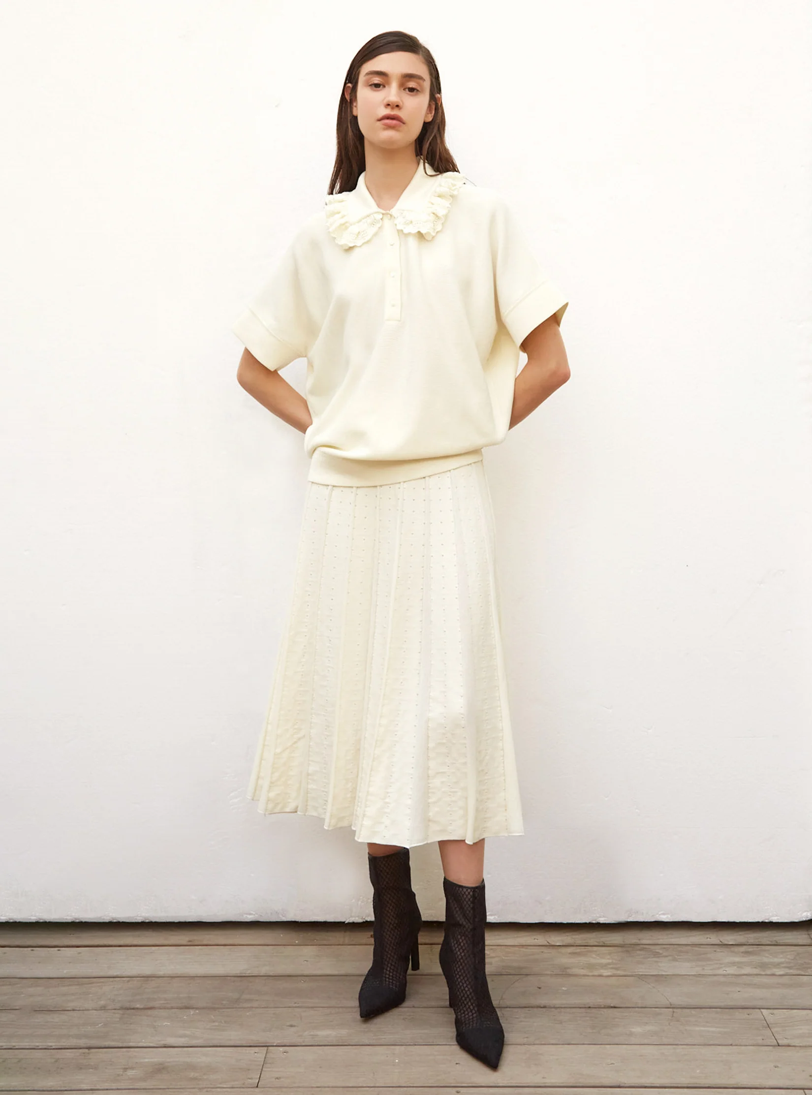top maille ample à col - Image 2
