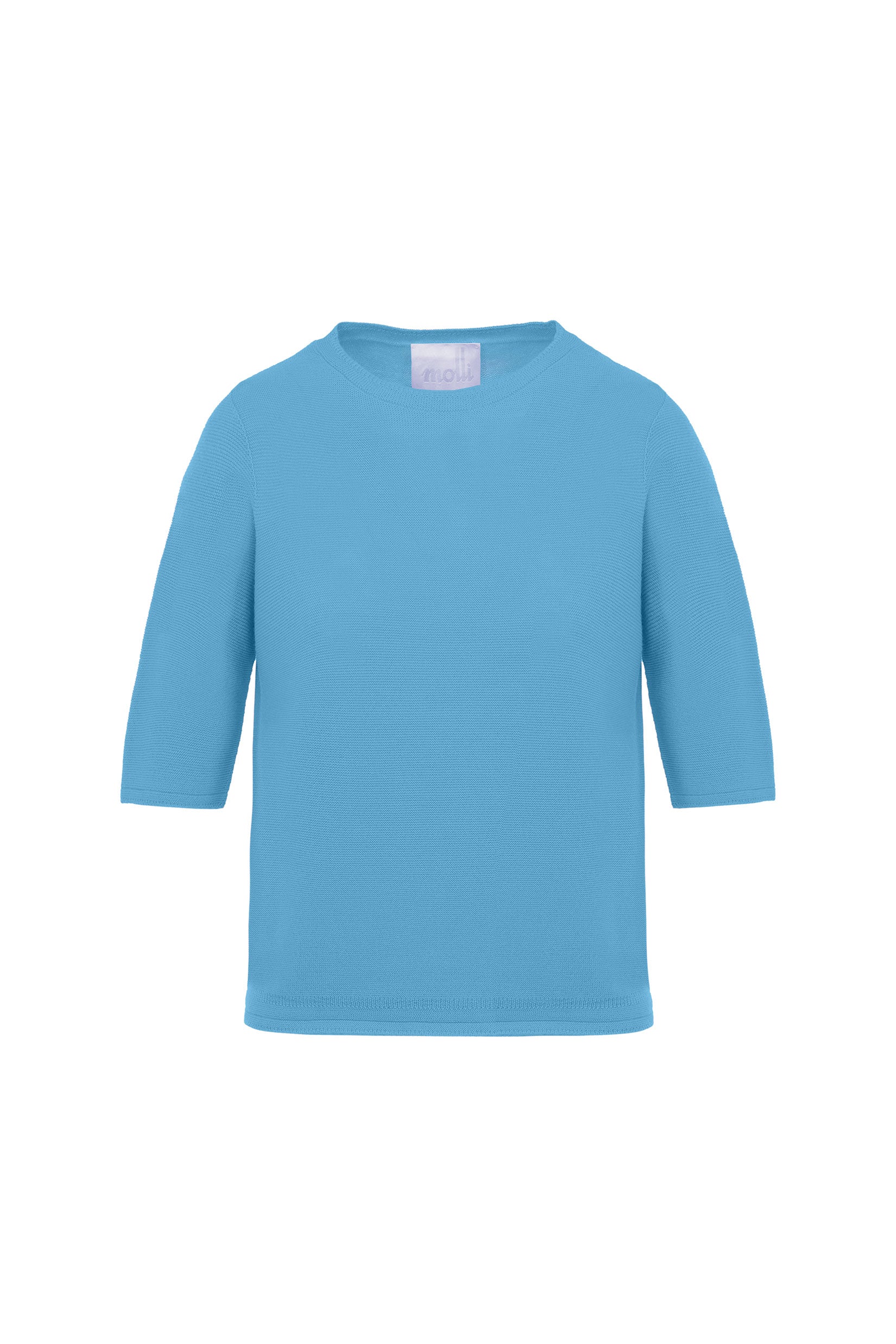 top fin maille manches coudes - Image 6