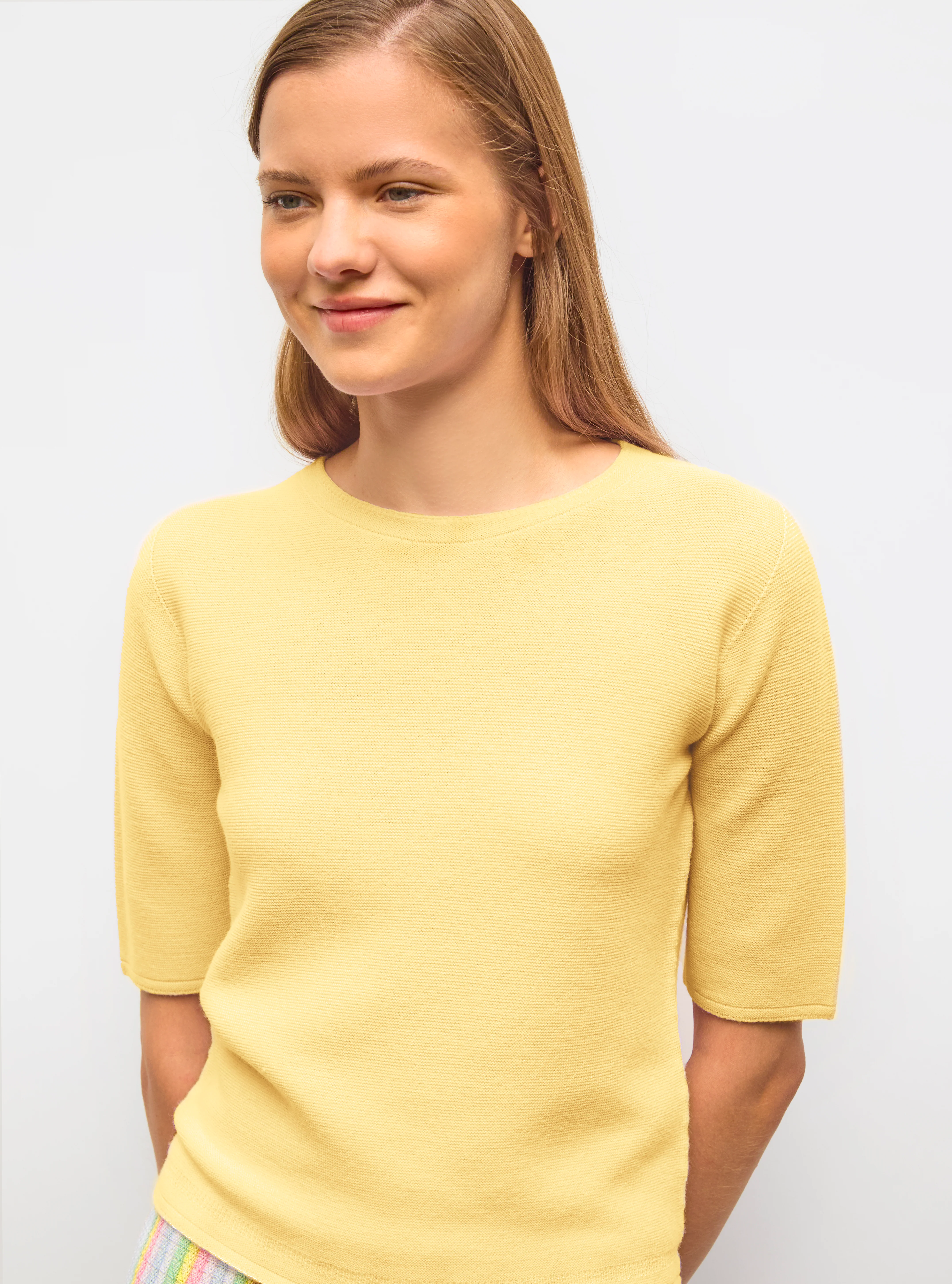 top maille manches coudes - Image 2