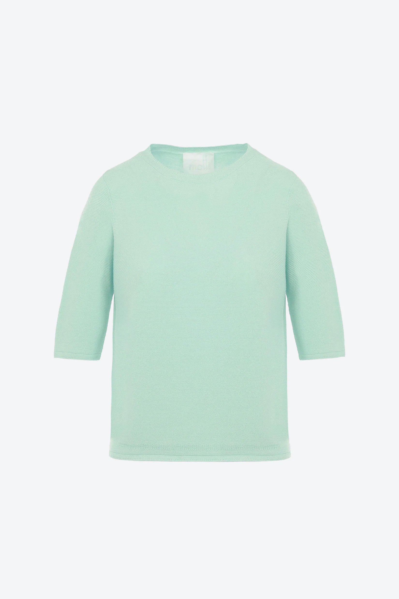 top fin maille manches coudes - Image 6