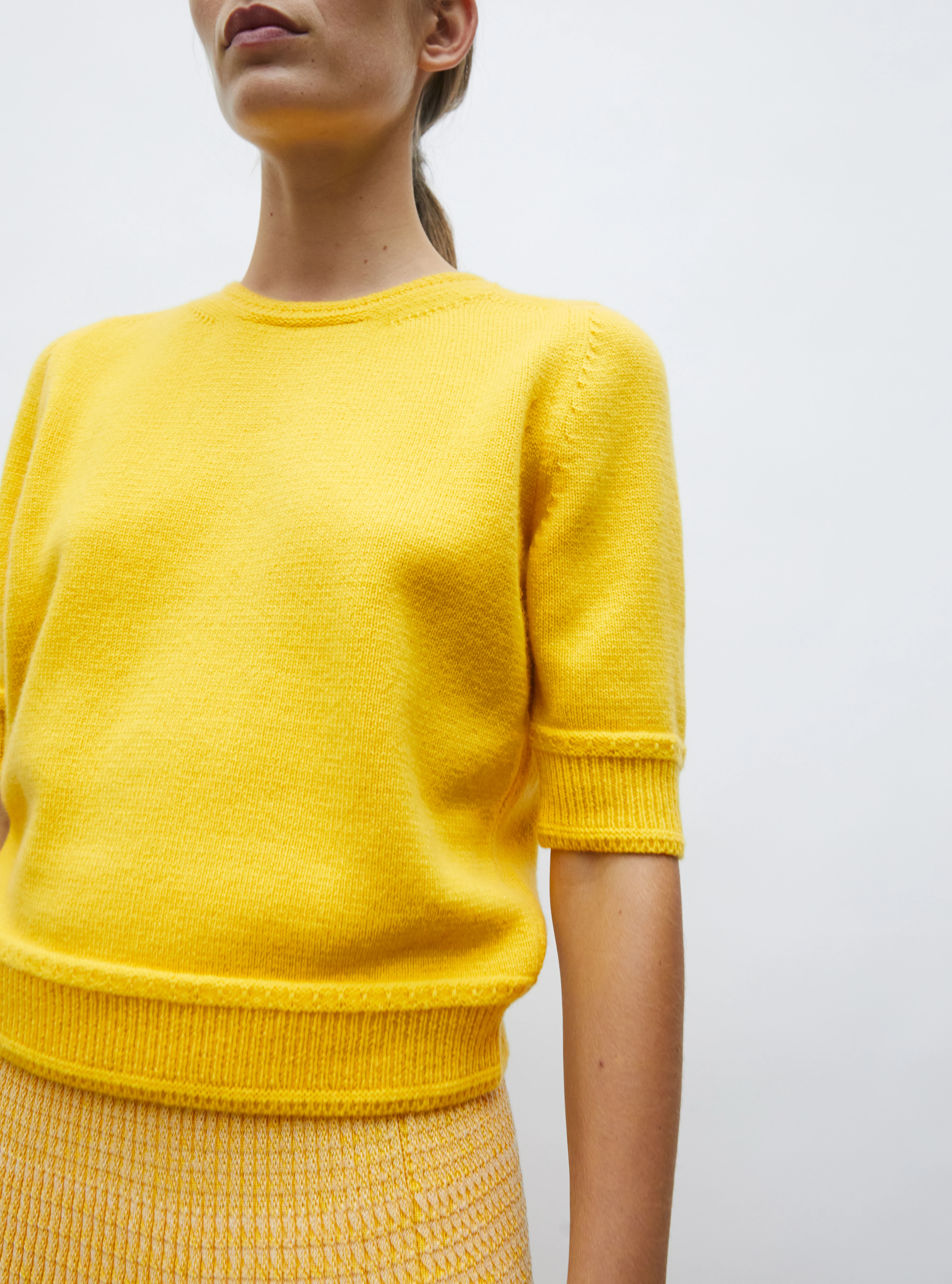 top maille manches coudes - Image 2
