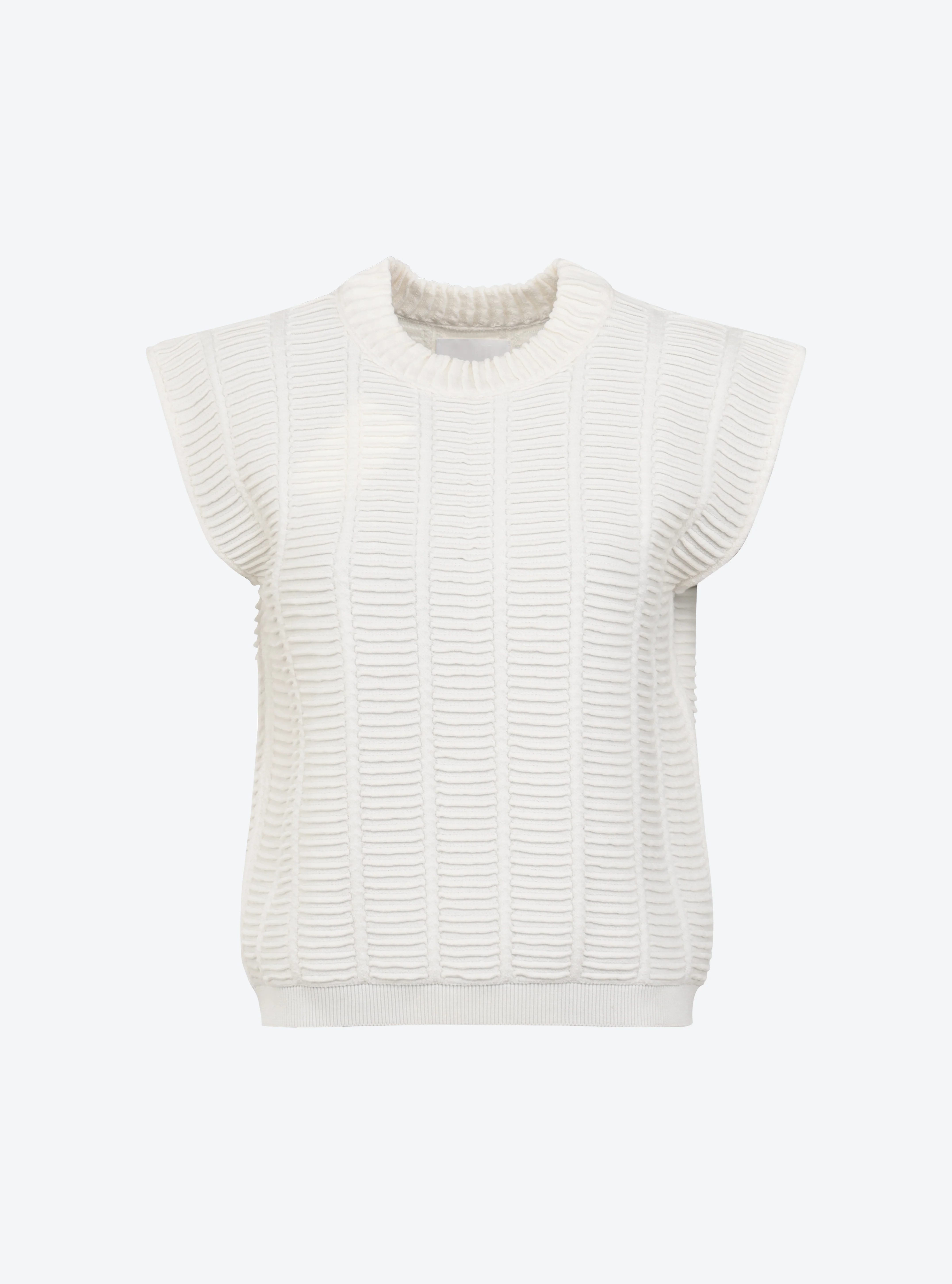 top structuré maille couture - Image 7