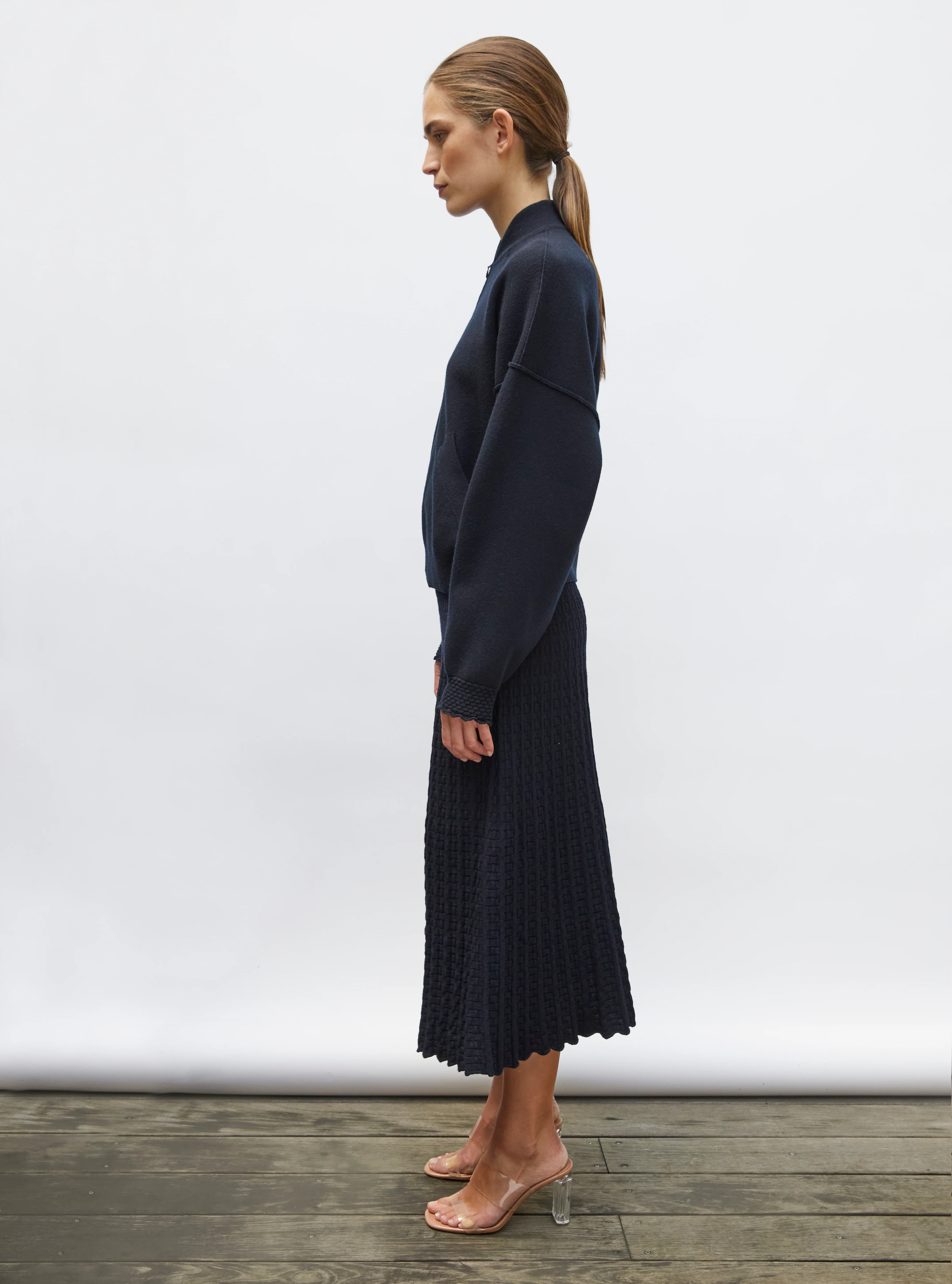 veste bomber en maille - Image 4